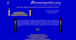 Desktop Screenshot of masonicpaedia.org